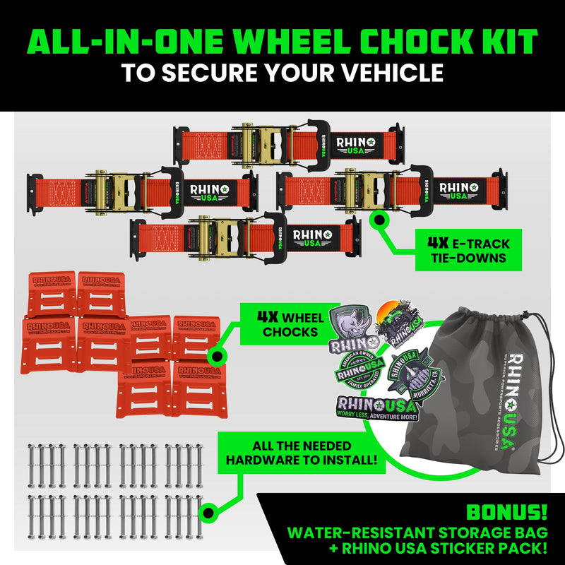 UTV Wheel Chock Tie-Down Kit