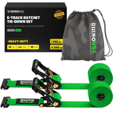 E-Track Ratchet Tie-Down Straps