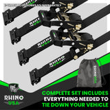 E-Track Ratchet Tie-Down Straps