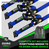 E-Track Ratchet Tie-Down Straps