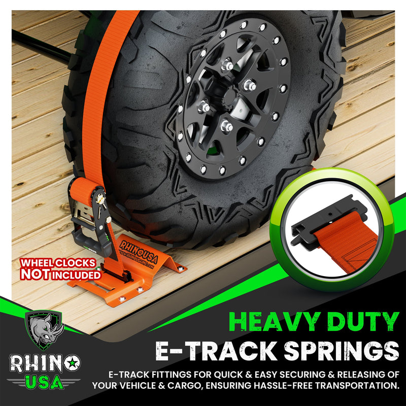 E-Track Ratchet Tie-Down Straps
