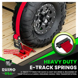 E-Track Ratchet Tie-Down Straps
