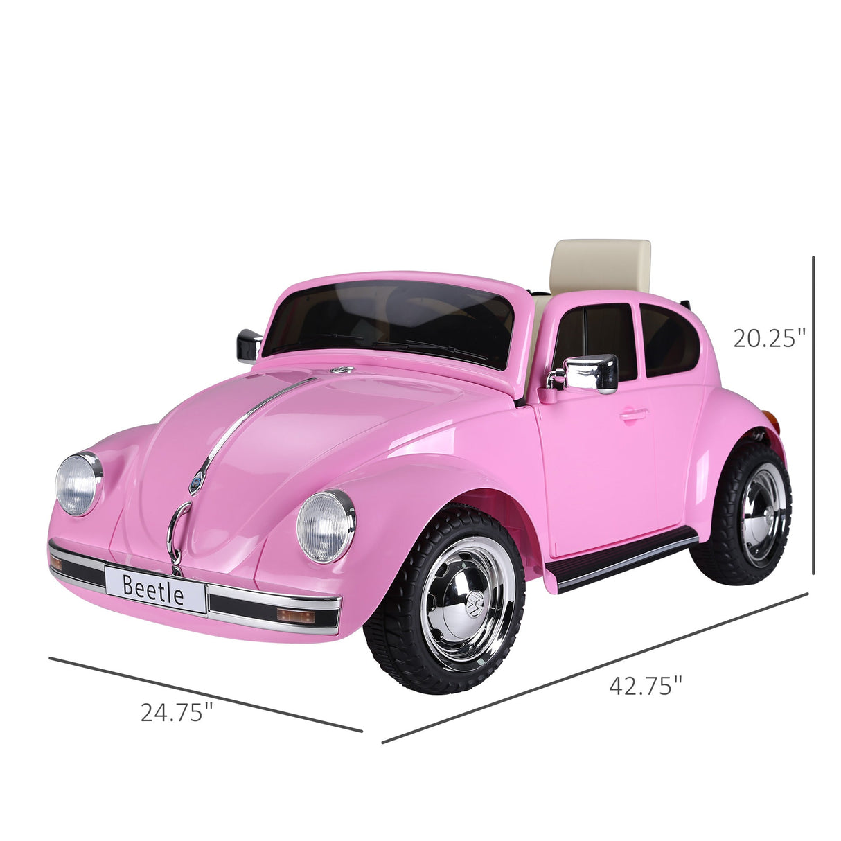 Adjustable Height Kick Scooter with Inflatable Tires for Kids and Teens Ages 5+
