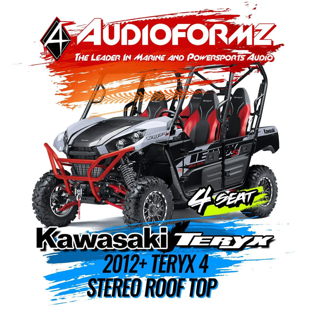 2012+ Kawasaki Teryx 4 Stereo Tops (4-Seat) Kawasaki