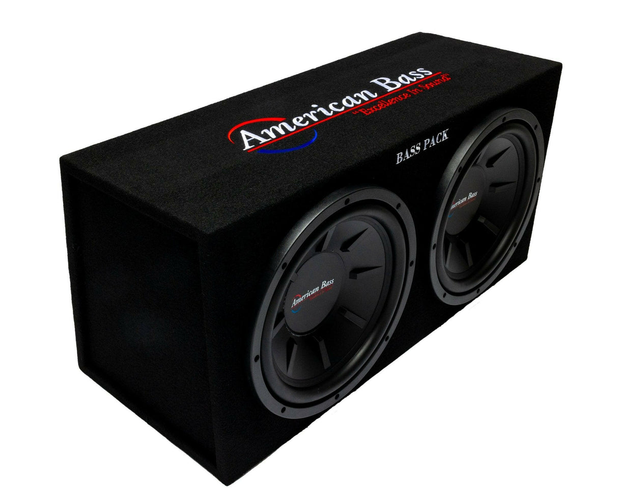 Bass Pack Dual 12″ Loaded Subwoofer Enclosure with Amplifier | 600 Watts RMS