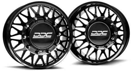 (1999 - 2004) DDC Wheels Black/Milled The Mesh Dually Wheels DDC Wheels