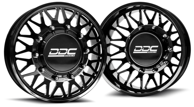 (1999 - 2004) DDC Wheels Black/Milled The Mesh Dually Wheels DDC Wheels