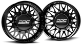 (1987 - 1997) DDC Wheels Black/Milled The Mesh Dually Wheels DDC Wheels
