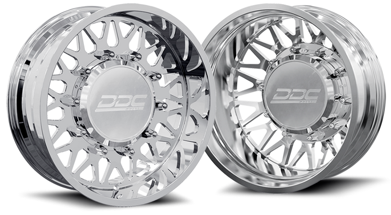 (1999 - 2004) DDC Wheels Polished The Mesh Dually Wheels