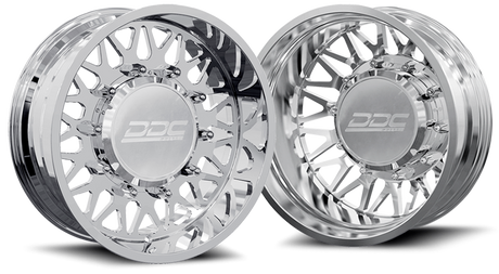 (1987 - 1997) DDC Wheels Polished The Mesh Dually Wheels DDC Wheels