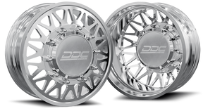 (1999 - 2004) DDC Wheels Polished The Mesh Dually Wheels DDC Wheels