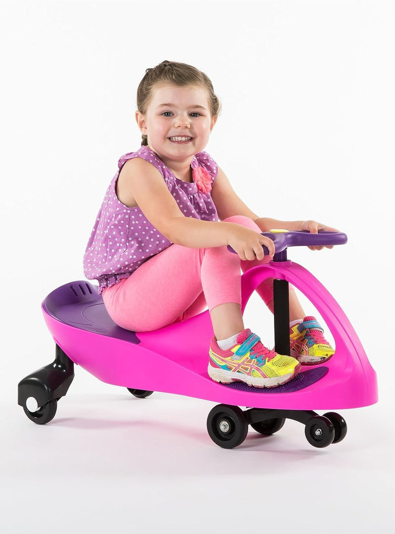 Original Pink and Purple Ride-On Toy for Ages 3 and Up, Battery-Free