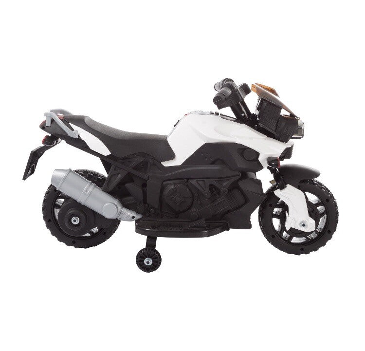 2-Wheel Ride-On Motorcycle Toy with Training Wheels for Kids by Little Rider