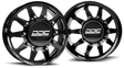 (1999 - 2004) DDC Wheels Black/Milled The Ten Dually Wheels DDC Wheels