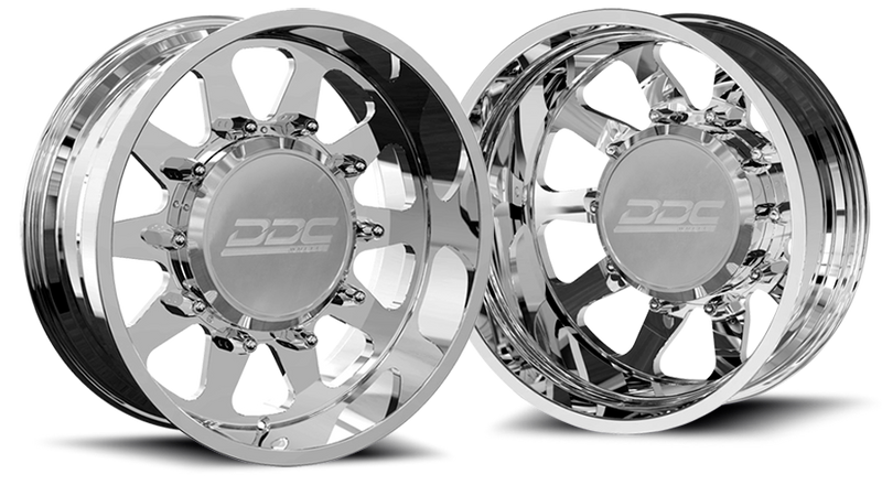 (1999 - 2004) DDC Wheels Polished The Ten Dually Wheels