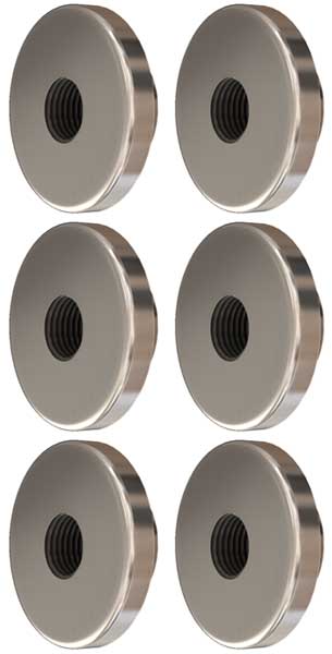 Threaded Weld Washer 3/8"-24  6 Pack