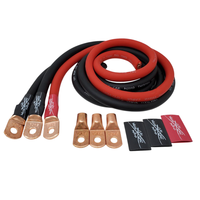 Sky High 0G Big 3 Copper Kit Sky High Car Audio