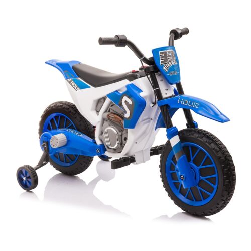 TOBBI 12V Electric Dirt Bike for Kids - Powered Motorbike with Realistic Design