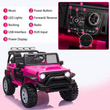 TOBBI 12V Electric Ride-On Truck for Kids with Remote Control
