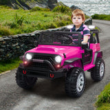 TOBBI 12V Electric Ride-On Truck for Kids with Remote Control