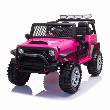 TOBBI 12V Electric Ride-On Truck with Remote Control for Kids