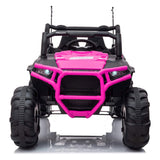 12V Pink Electric Battery-Powered Kids Ride-On SUV Car with 3 Speeds