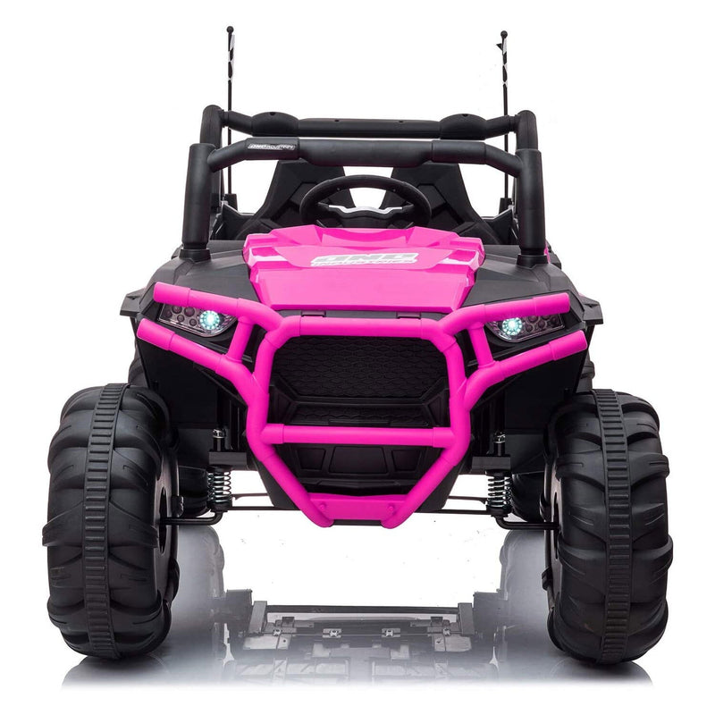 12V Pink Electric Battery-Powered Kids Ride-On SUV Car with 3 Speeds