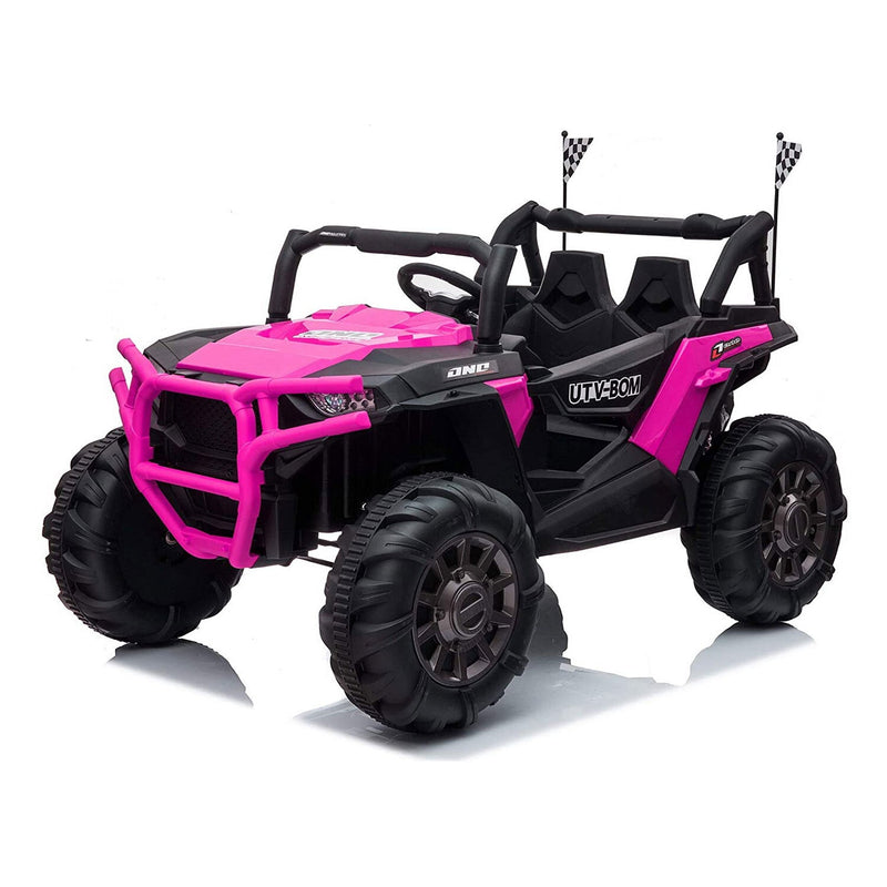 12V Pink Electric Battery-Powered Kids Ride-On SUV Car with 3 Speeds