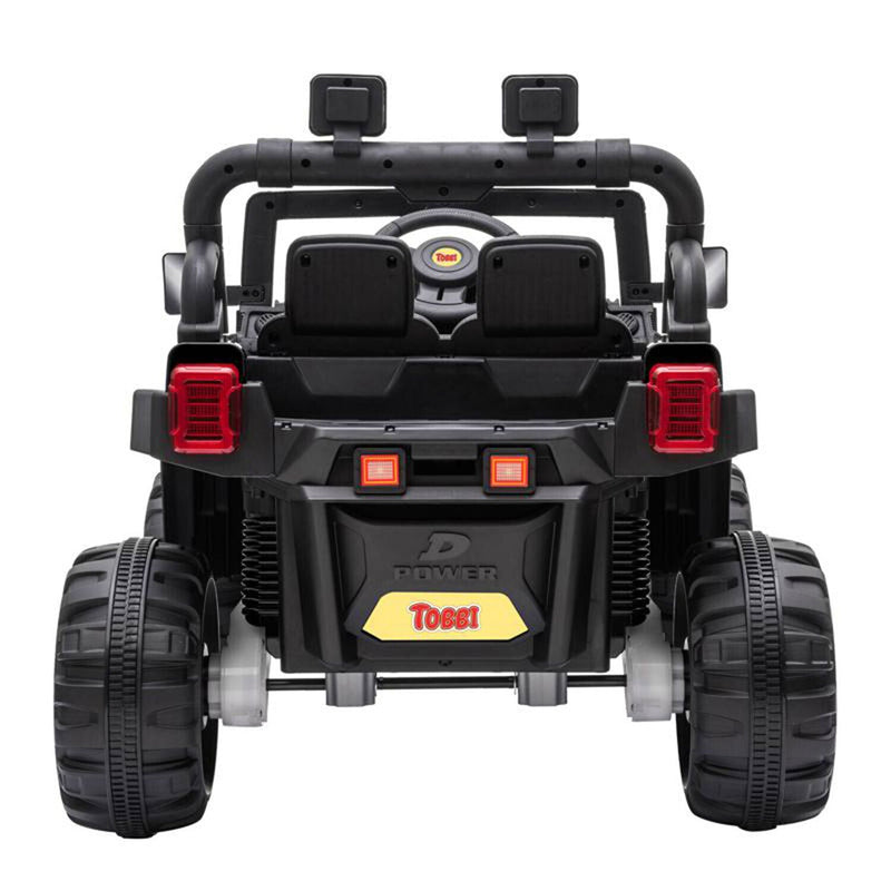 TOBBI 12V Kids Electric Ride On SUV Truck Car with 3 Speeds, Black