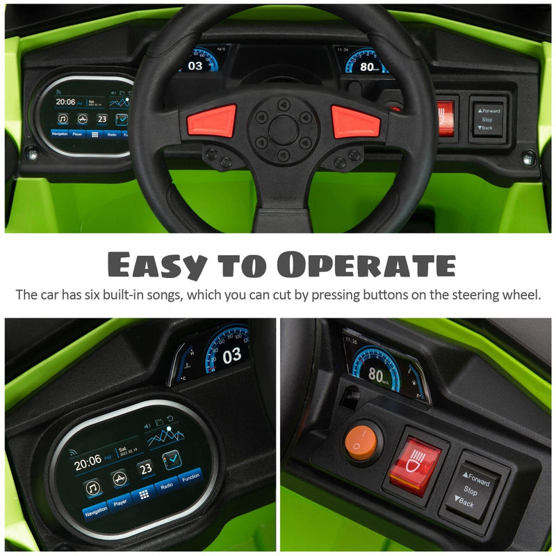 12V Kids Electric Off-Road UTV Toy Car with LED Lights