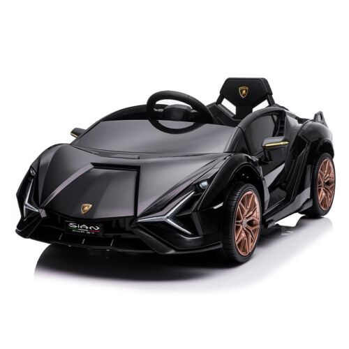 TOBBI 12V Kids Lamborghini SIAN Electric Car with Remote Control - Perfect for Little Drivers!