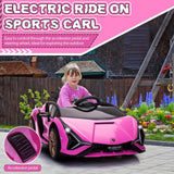 TOBBI 12V Kids Lamborghini SIAN Electric Ride-On Car with Parental Remote Control