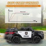 12V Kids Police Ride-On SUV Car with Parental Remote Control
