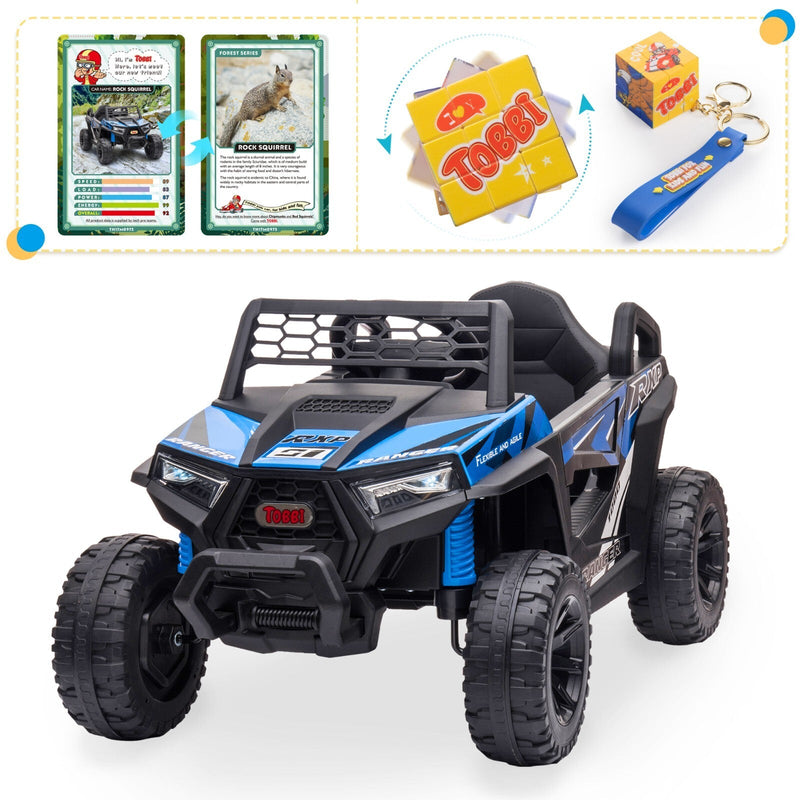 12V Electric Kids Ride-On Off-Road UTV Truck with Headlights, Music, and Horn