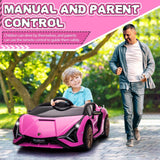 12V Kids Electric Ride-On Lamborghini Sian Car with Remote Control