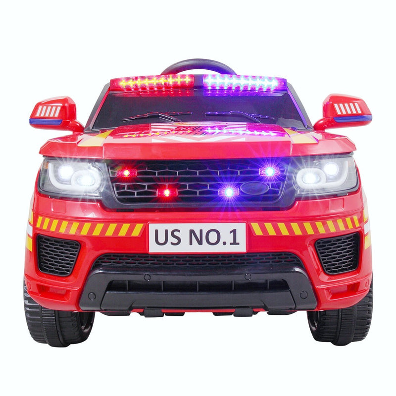 12V Kids Electric Police Ride-On Car with Remote Control and Siren