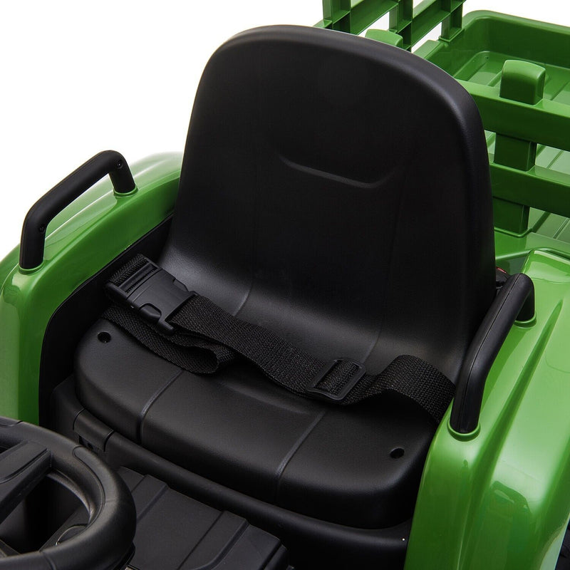 TOBBI 12V Kids Ride-On Tractor with Detachable Trailer - Electric Vehicle for Young Farmers