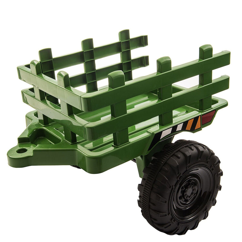 TOBBI 12V Kids Ride-On Tractor with Detachable Trailer - Electric Vehicle for Young Farmers