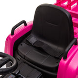 TOBBI 12V Electric Tractor for Kids with Trailer and Dual Motors - Perfect Gift for Young Drivers