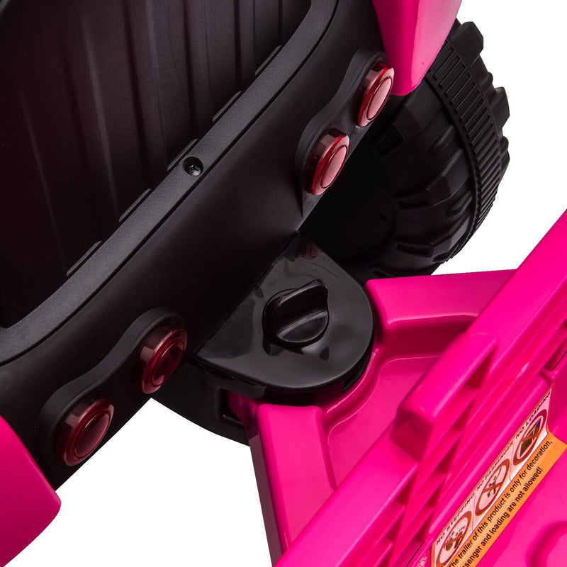 TOBBI 12V Electric Tractor for Kids with Trailer and Dual Motors - Perfect Gift for Young Drivers