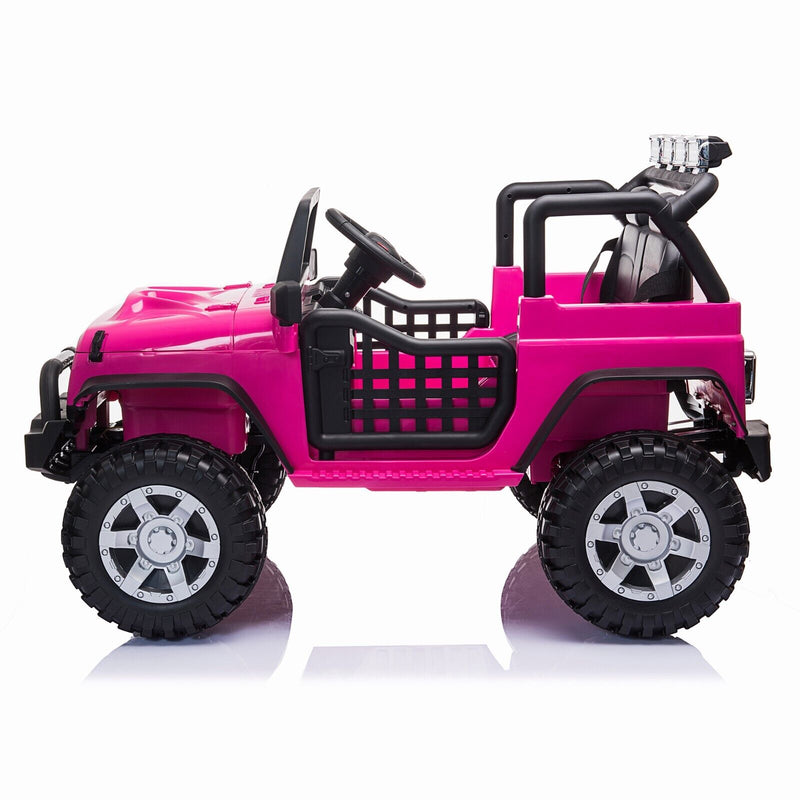 TOBBI 12V Electric Ride-On Truck with Remote Control for Kids