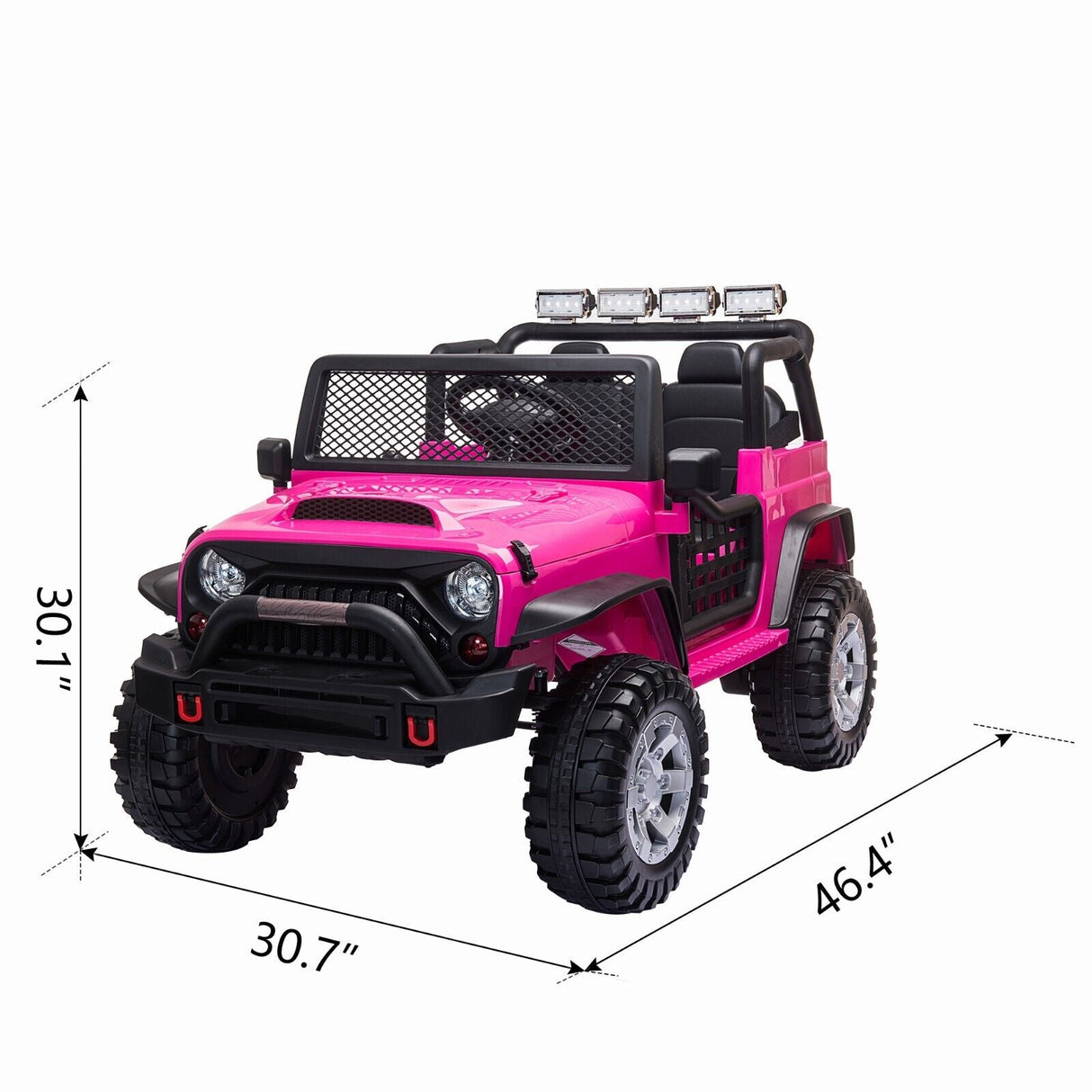 TOBBI 12V Kids Ride-On Truck with Remote Control and Electric Battery Power