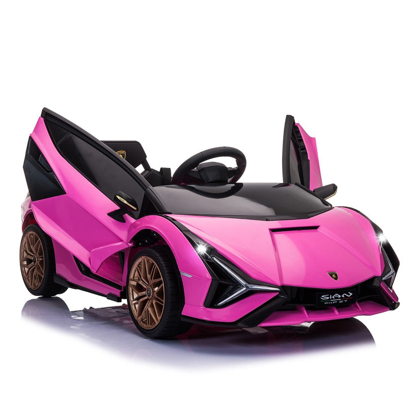 TOBBI 12V Lamborghini SIAN Kids Ride-On Car with Remote Control - Electric Vehicle for Endless Fun!