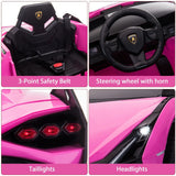 TOBBI 12V Lamborghini SIAN Kids Ride-On Car with Remote Control - Electric Vehicle for Endless Fun!