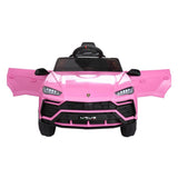 TOBBI 12V Lamborghini SUV Ride-On Car for Kids with Remote Control, MP3 Player, and Pink Color