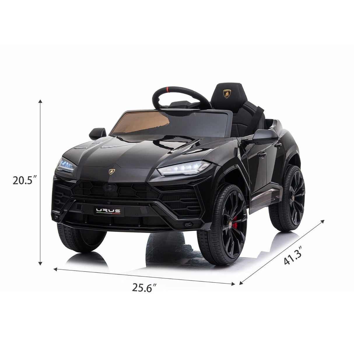TOBBI 12V Lamborghini Urus Kids Ride-On Car with Remote Control - Licensed Electric Toy in 4 Vibrant Colors