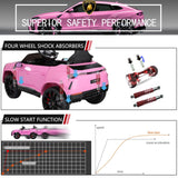 TOBBI 12V Lamborghini Urus Kids Ride-On Car with Remote Control - Licensed Electric Toy in 4 Vibrant Colors