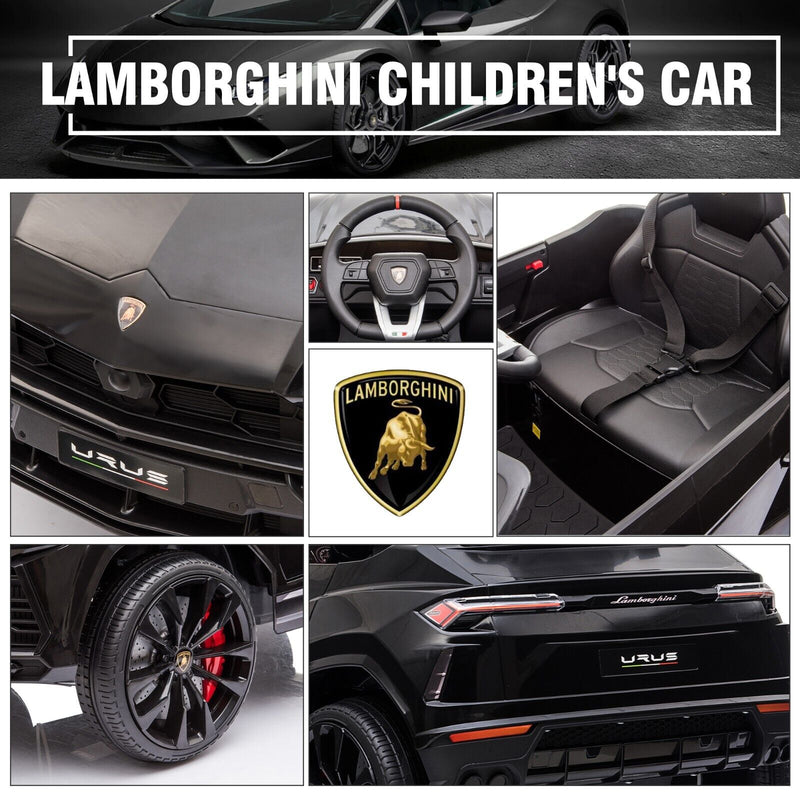 TOBBI 12V Lamborghini Urus Licensed Kids Ride on Car - Electric Motorized Vehicle for Endless Fun!