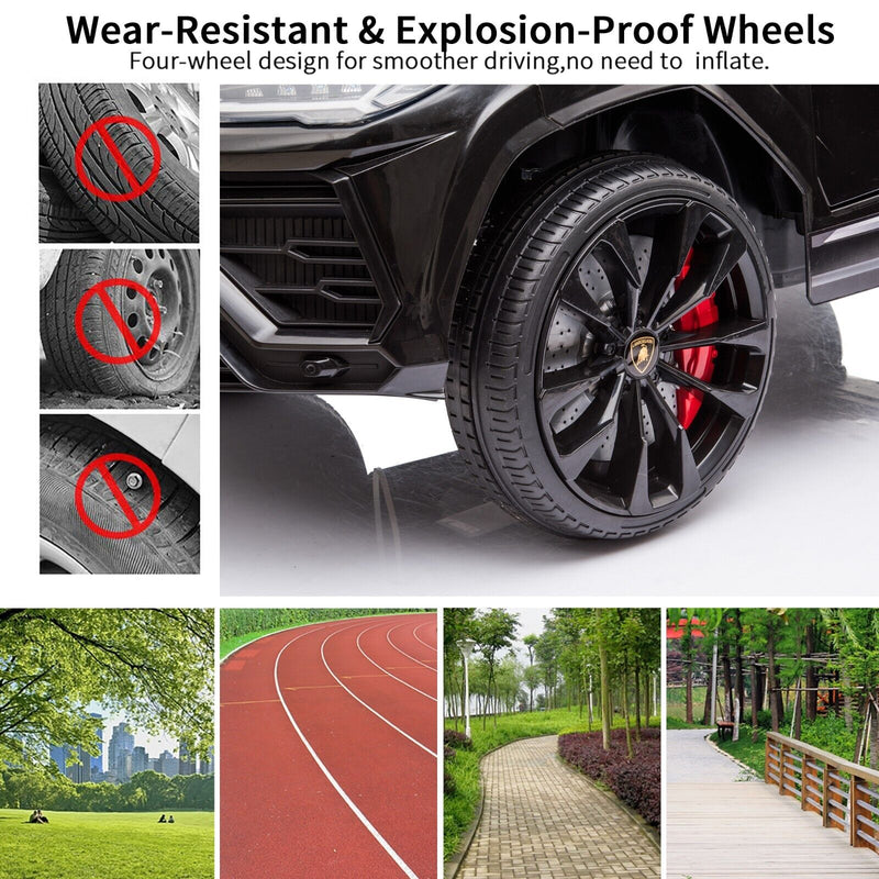 TOBBI 12V Lamborghini Urus Licensed Kids Ride on Car - Electric Motorized Vehicle for Endless Fun!