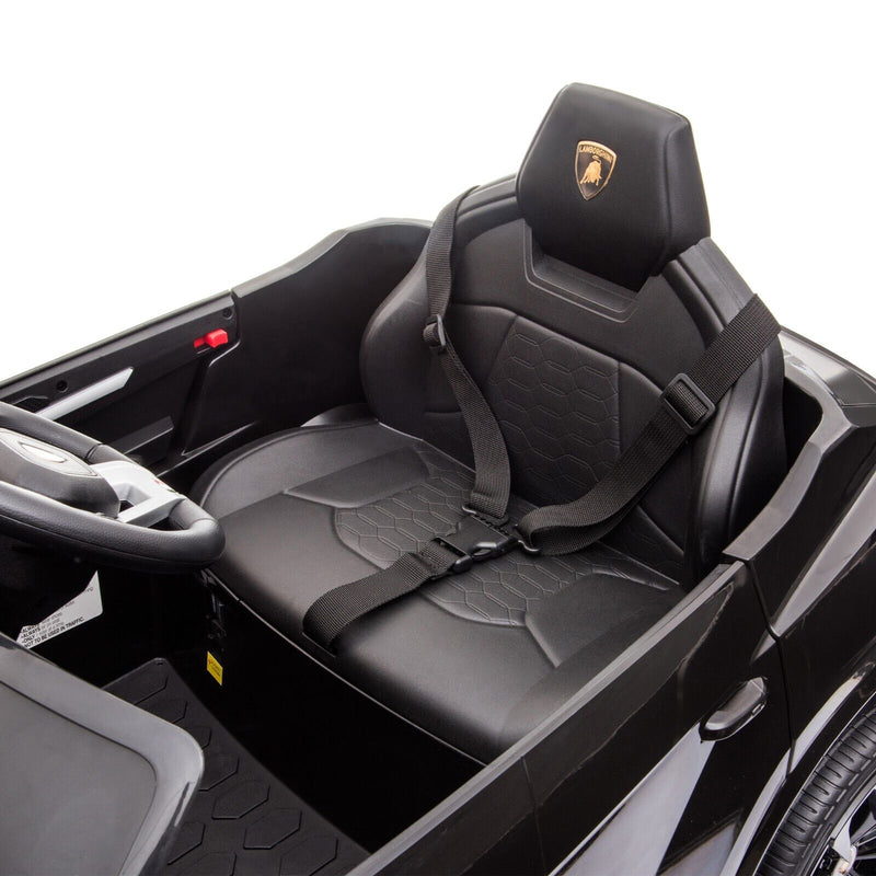 TOBBI 12V Lamborghini Urus Licensed Kids Ride on Car with Music - Black